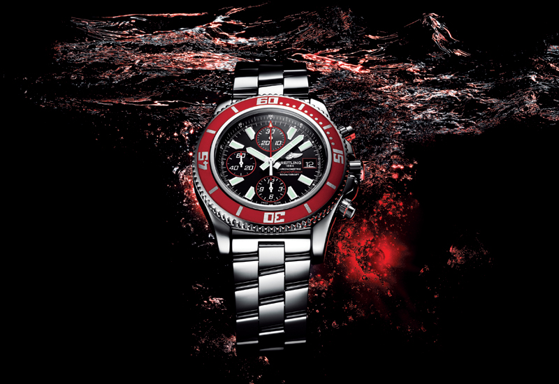 5gzx6xuq superocean chronograph ii red bezel