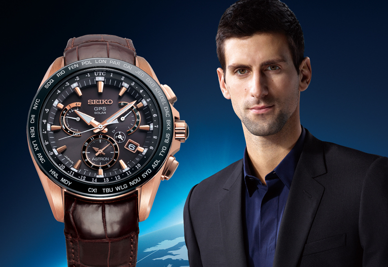 Djokovic Straps On New Seiko Astron Dual-Time