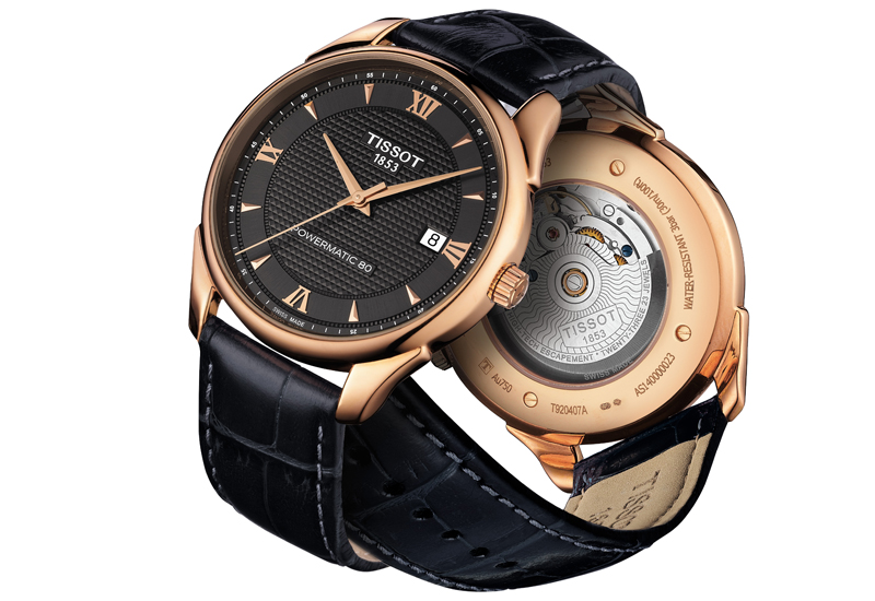 tissot gold automatic