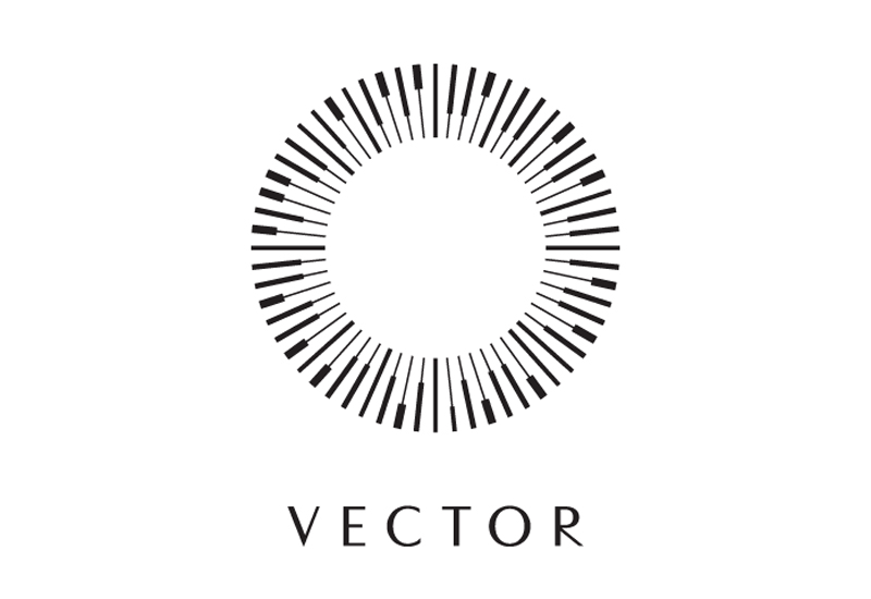 Vector main lockup black