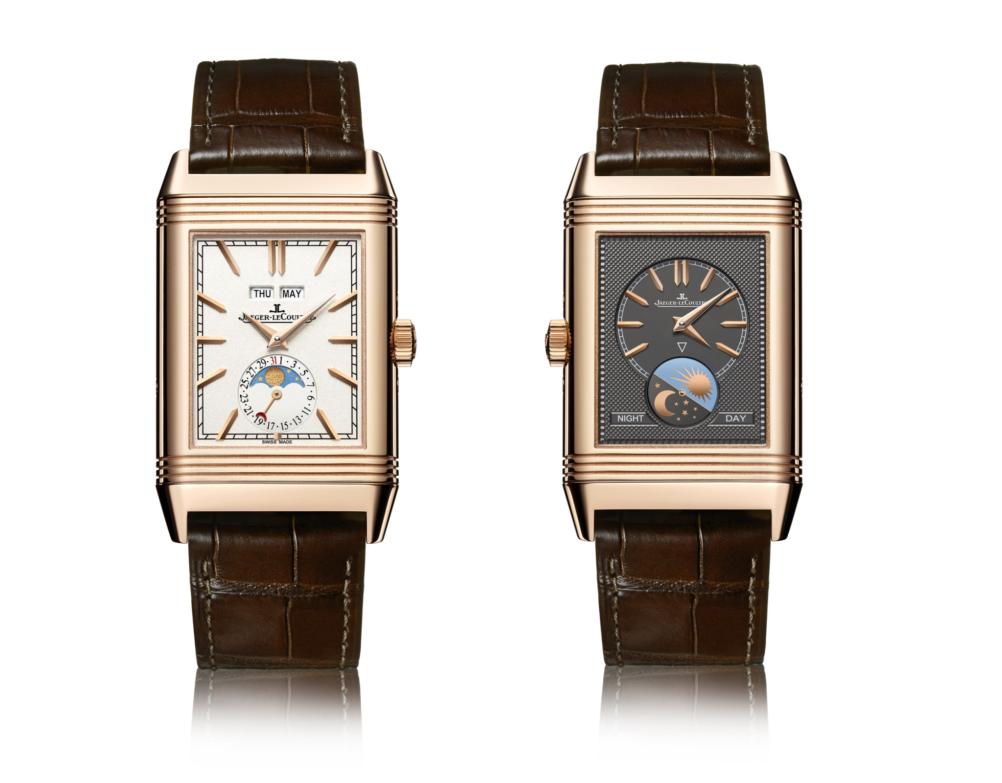 Jaeger lecoultre reverso tribute calendar front