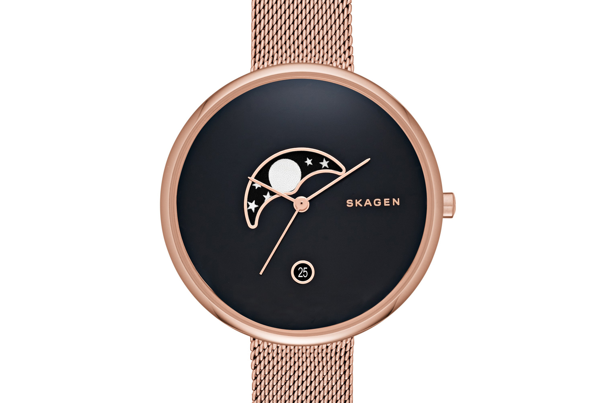 Highly Commended Quartz Watches Of The Year Skagen Gitte Moonphase