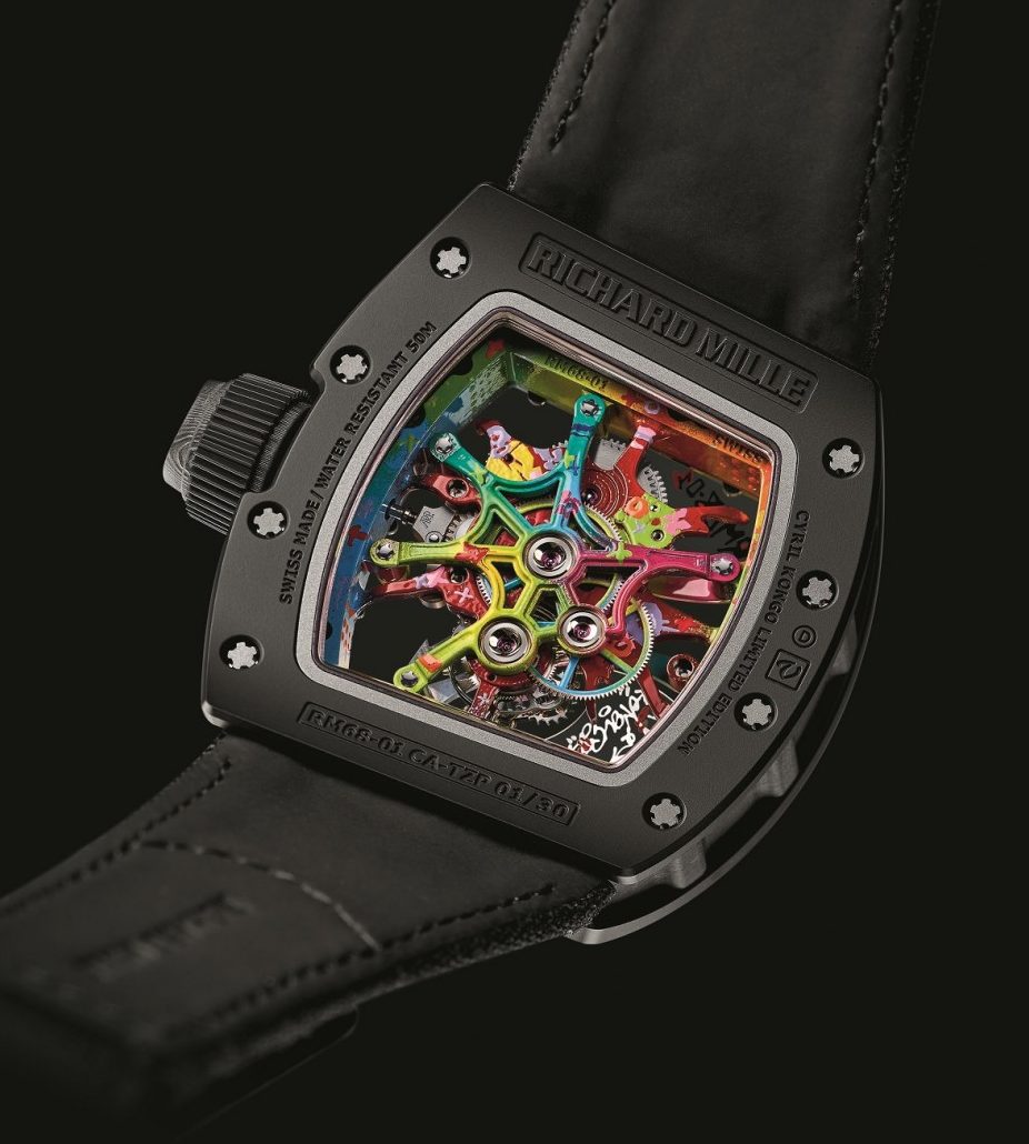 Richard-mille-graffiti-tagged-tourbillon back