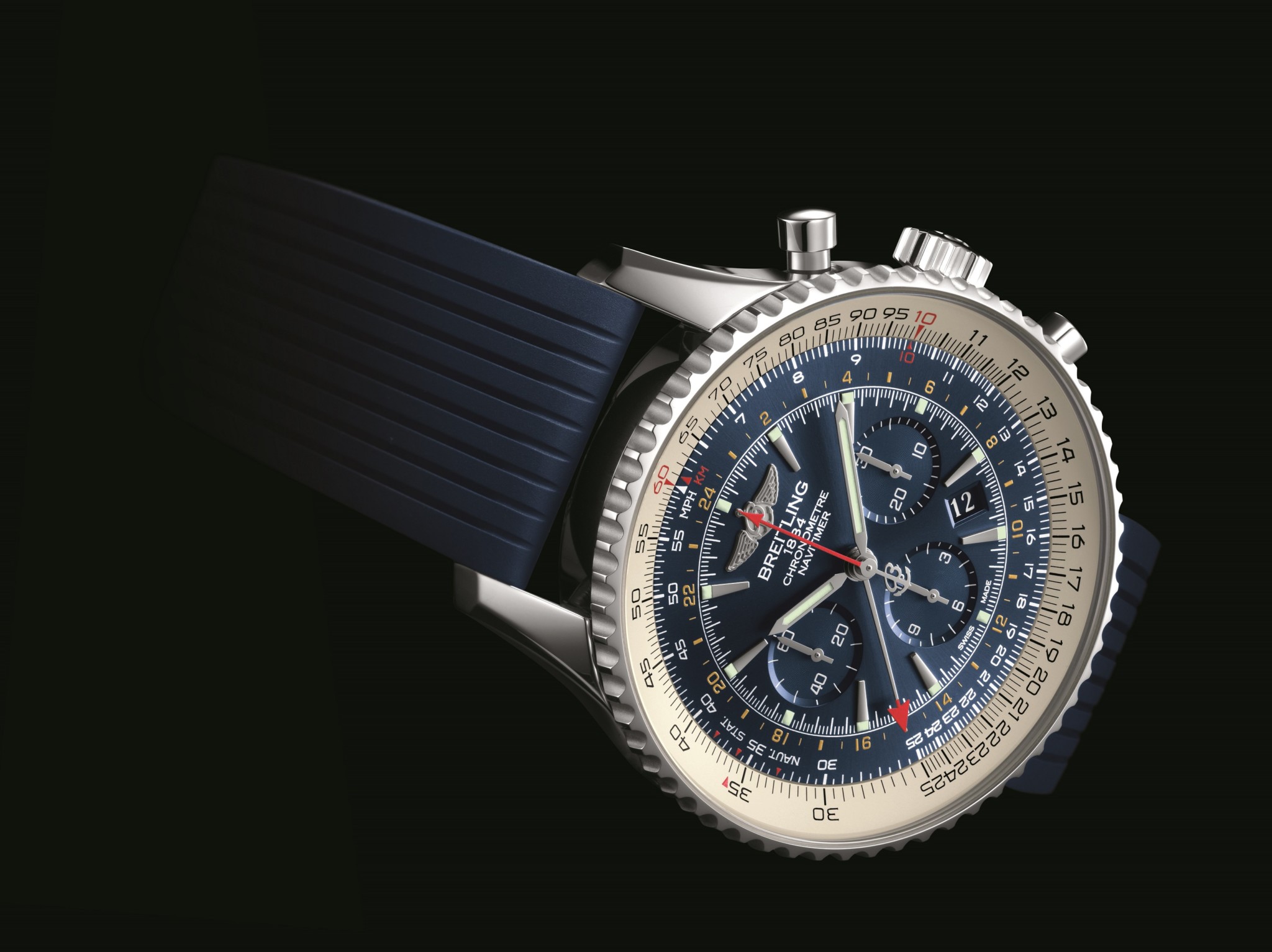 Breitling navitimer new breitling navitimer gmt aurora blue 1