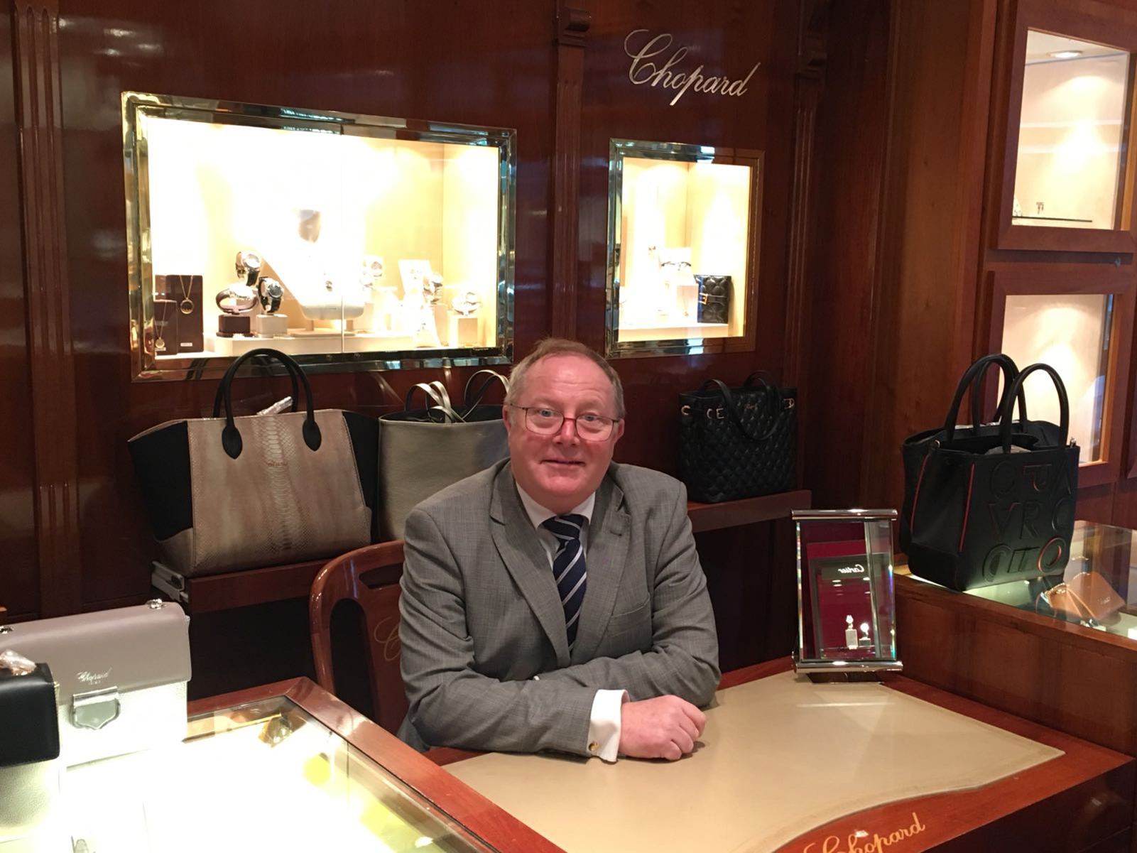 Peter harrington is a familiar face to watch collectors in wilmslow.