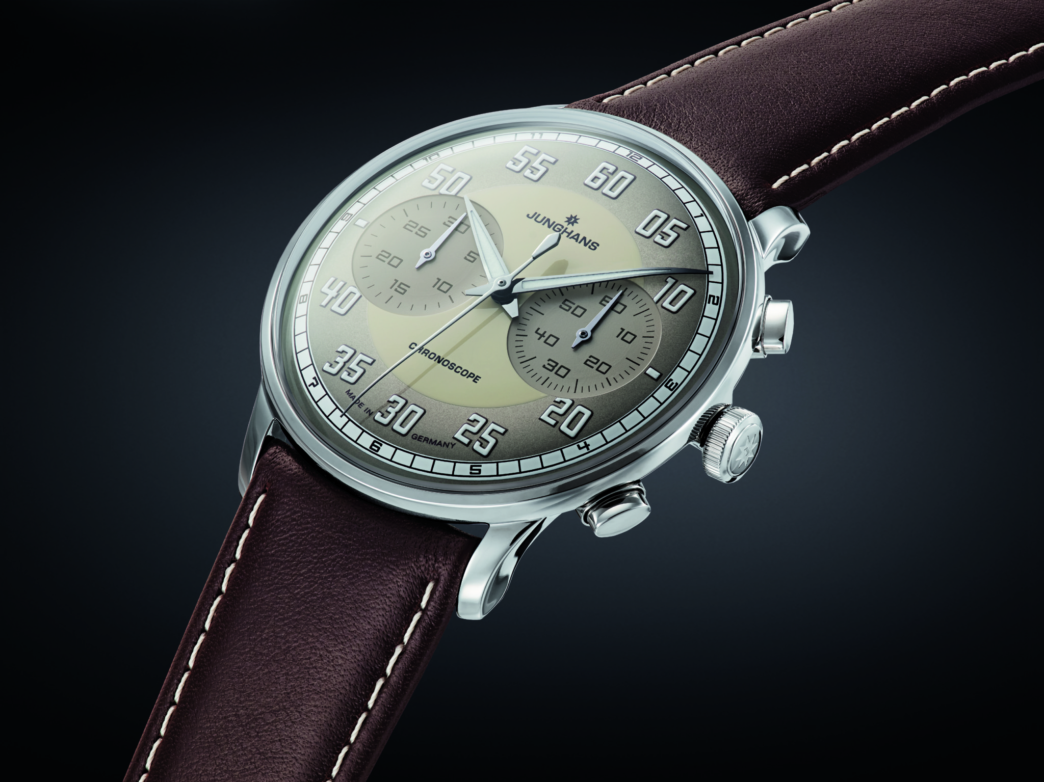 Junghans meister driver chronoscope 027 3684 00 beauty