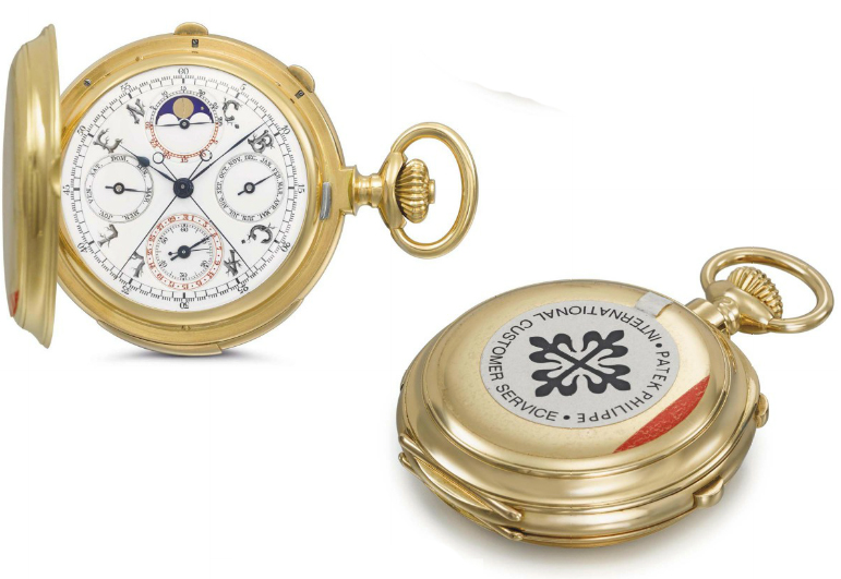 Patek philippe hunter case pocket watch