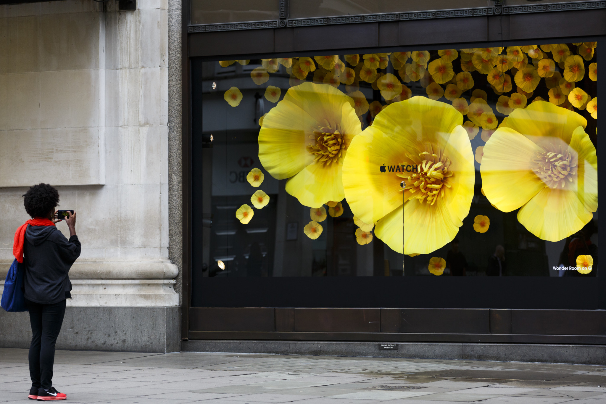 Apple watch selfridges window