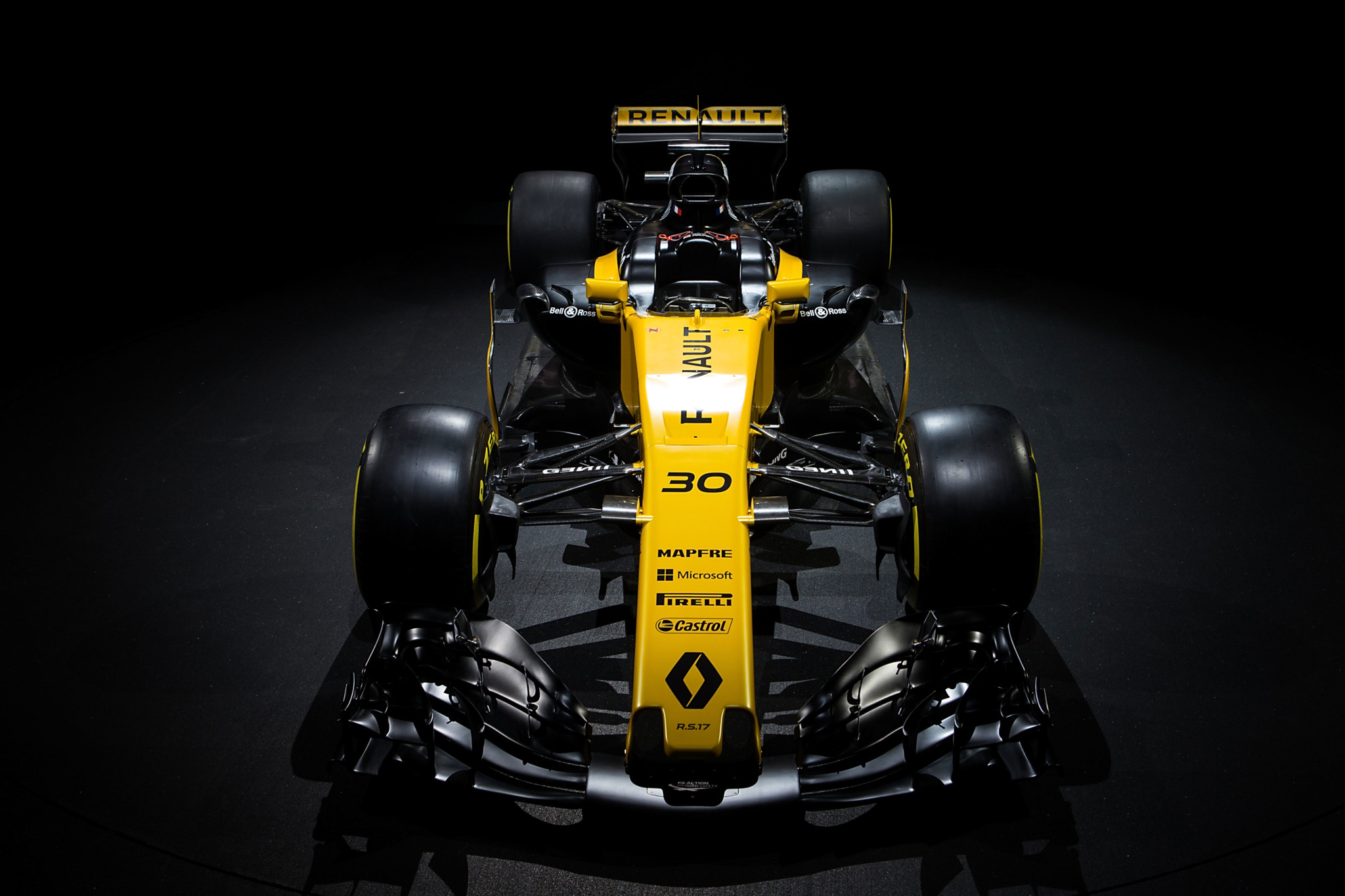 The renault sport f1 team rs17. Renault sport formula one team rs17 launch, royal horticultural society headquarters, london, england. Tuesday 21st february 2017.