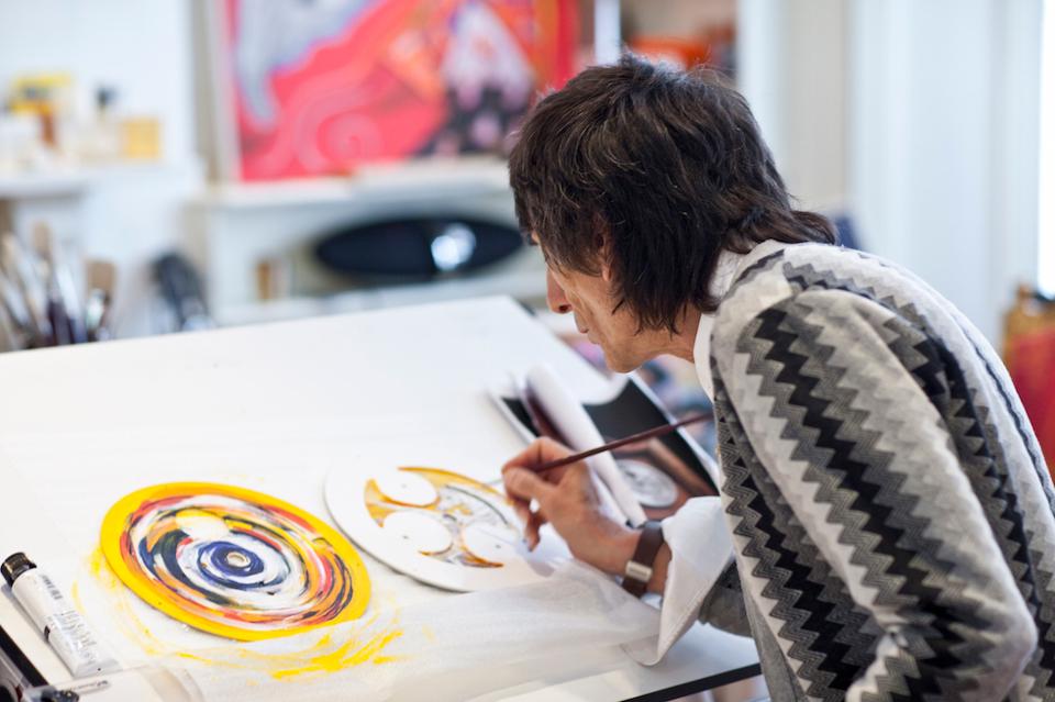 Bremont-ronnie wood painting