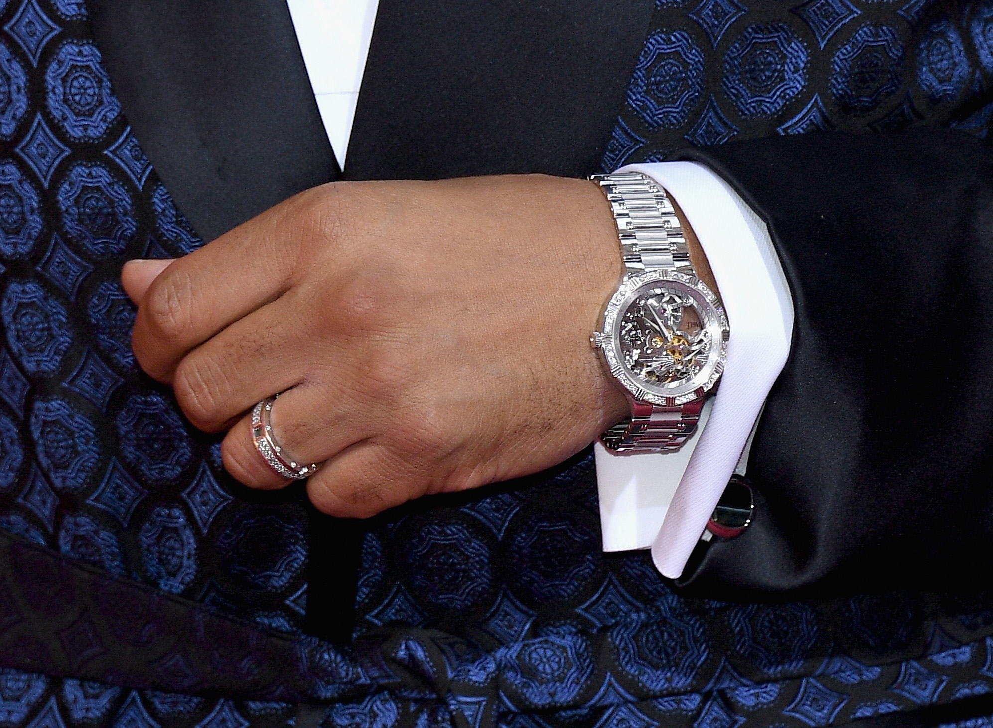 Hollywood, ca - february 26: actor terrence howard, watch detail, attends the 89th annual academy awards at hollywood & highland center on february 26, 2017 in hollywood, california. (photo by kevork djansezian/getty images)