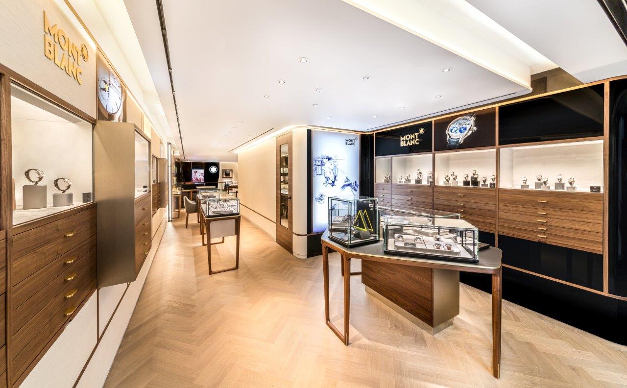 Montblanc boutique 119 new bond street full interior