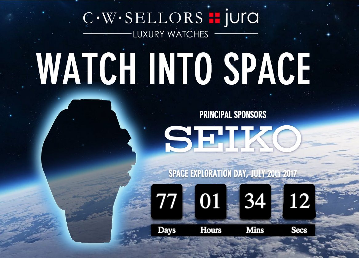 Cw sellors seiko jura watches space launch