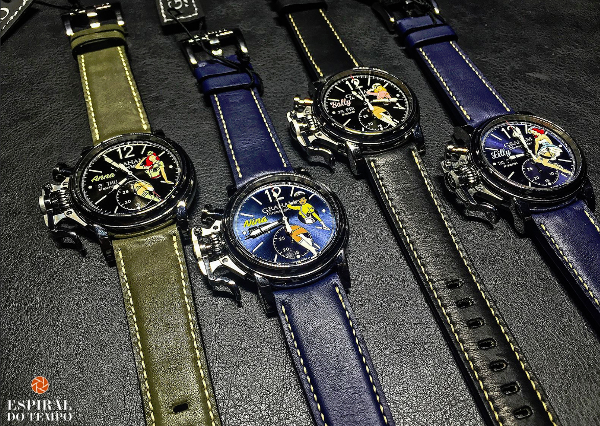 Chronofighter nose art collection by espiraldo tempo