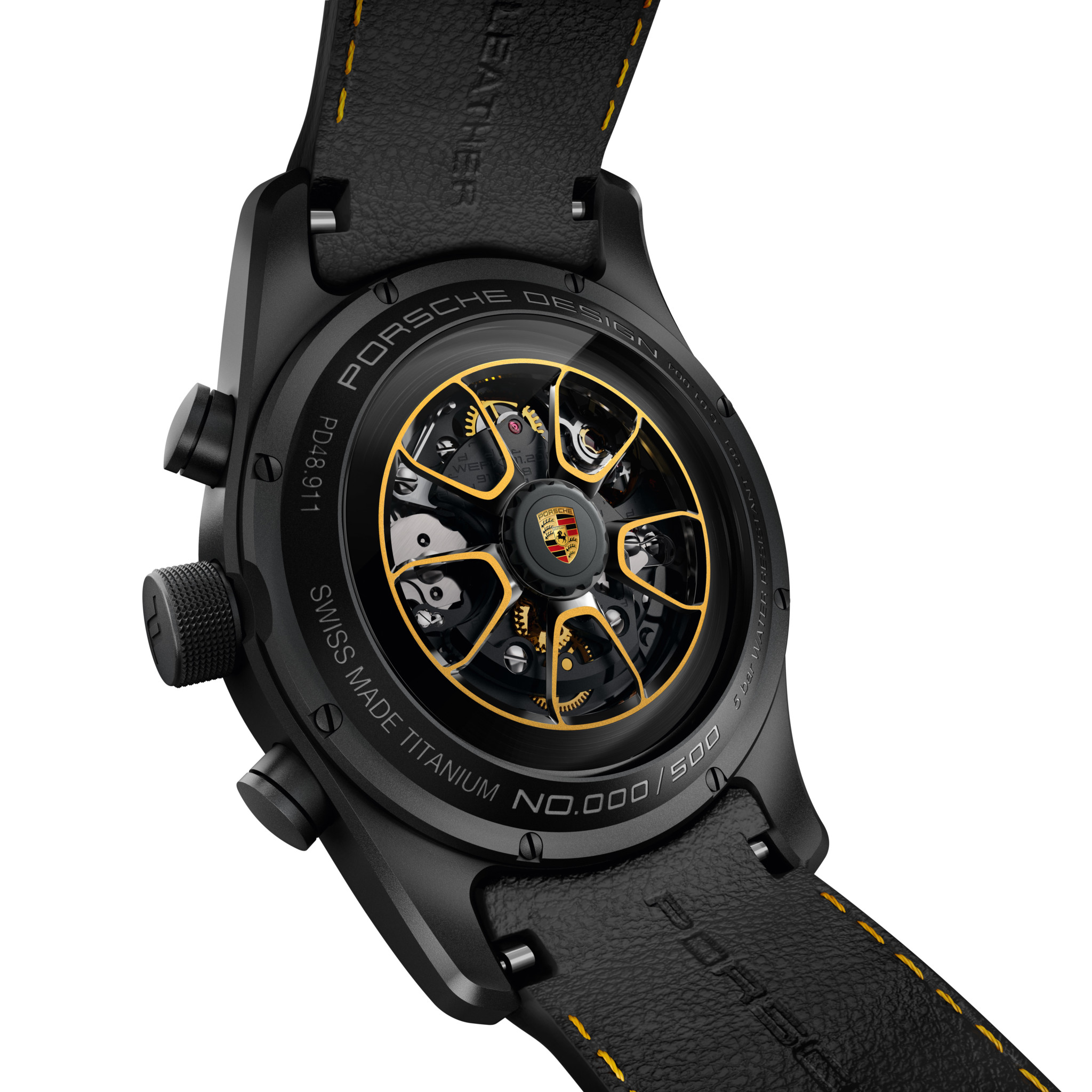 Porsche design chronograph 911 turbo s exclusive series_rotor_gold