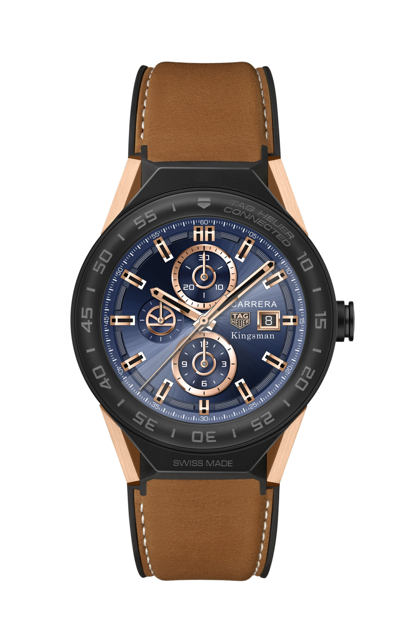 Tag heuer sbf8a8023. 32eb0103 kingsman special edition - brown leather strap 2017 hdallumé