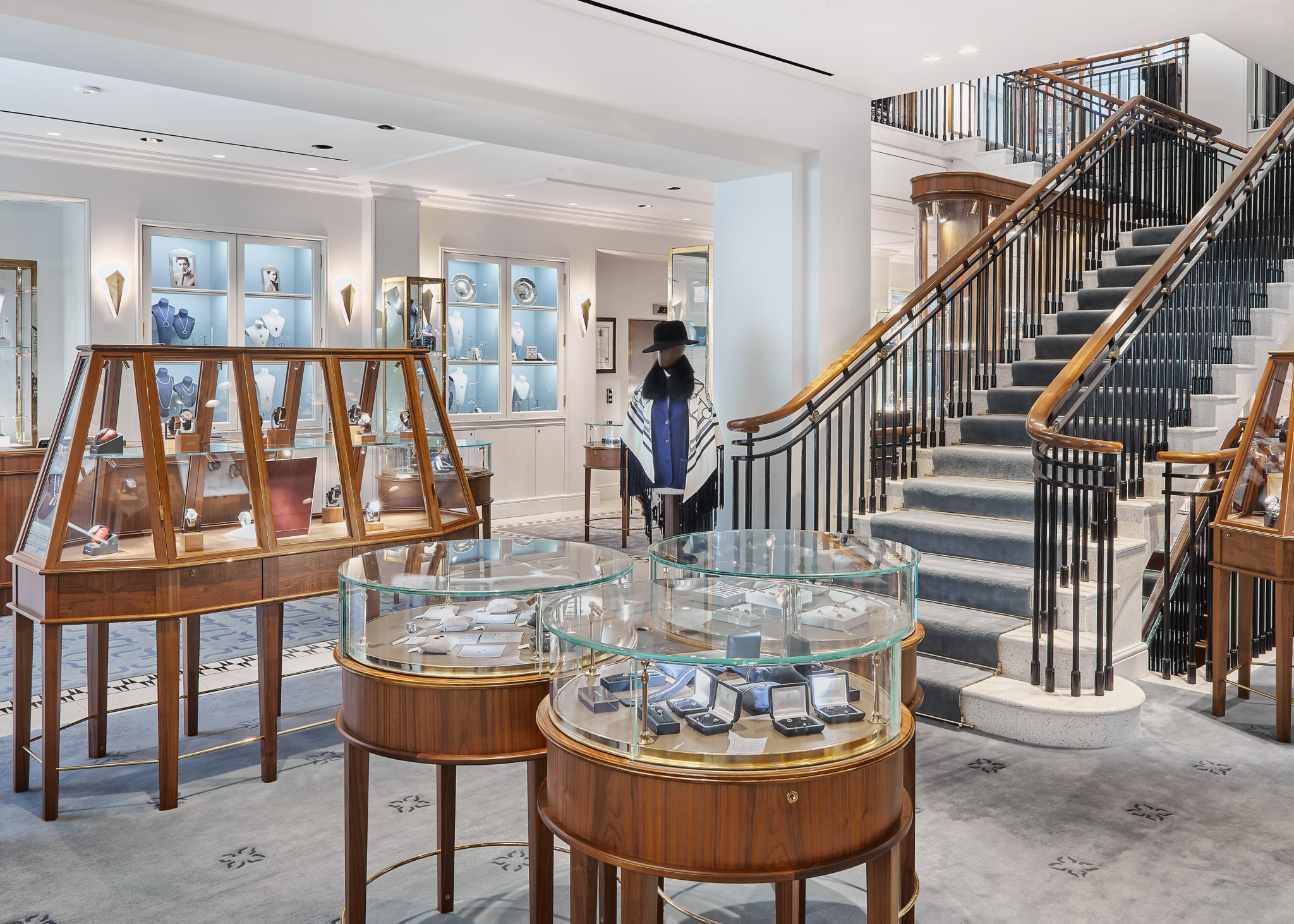 Watches take pride of place on the ground floor at william & son, reflecting william asprey's passion for collectable timepieces.
