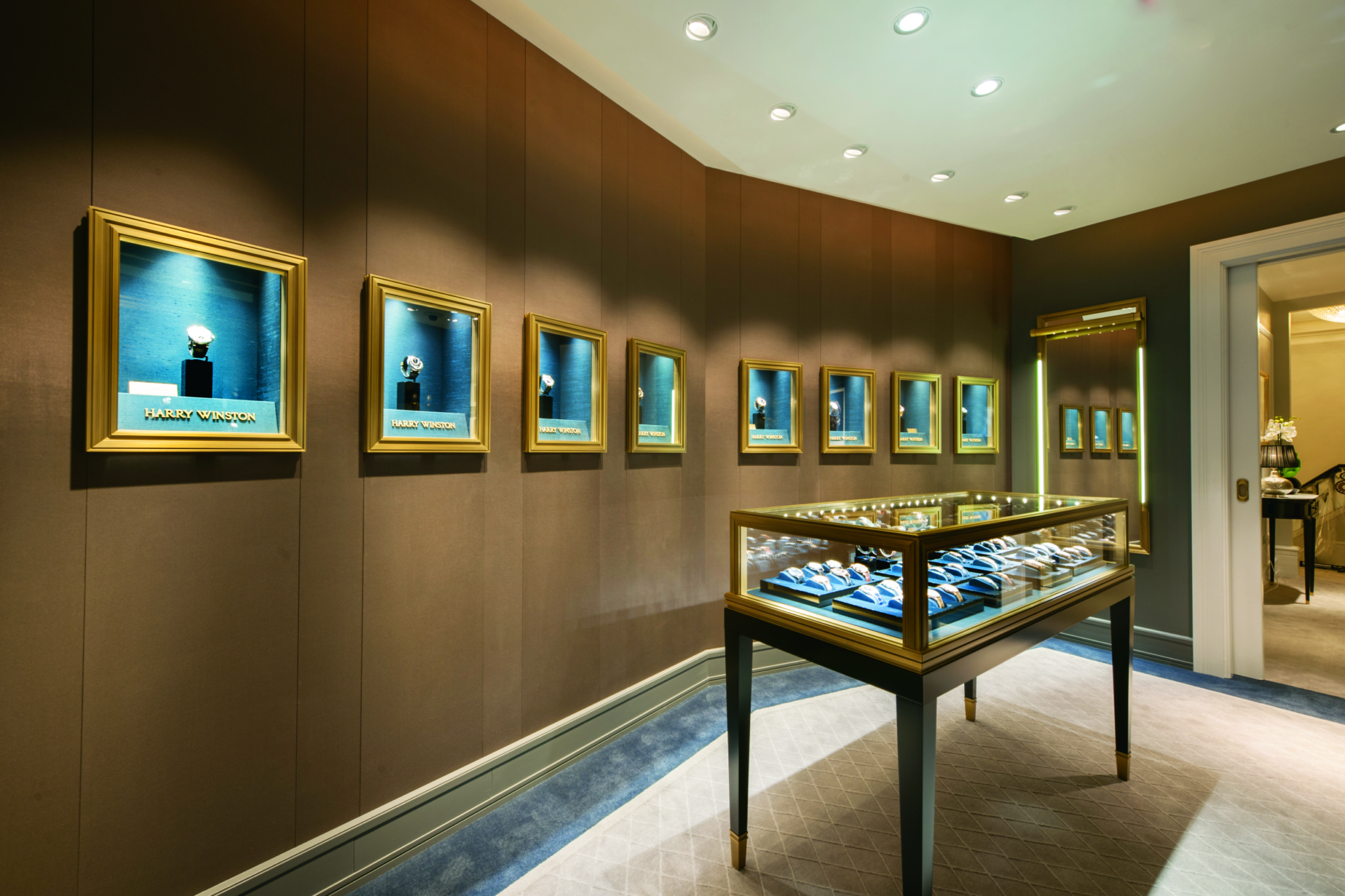 Harry winston has an entire floor dedicated to watches at its newly refurbished bond street boutique.
