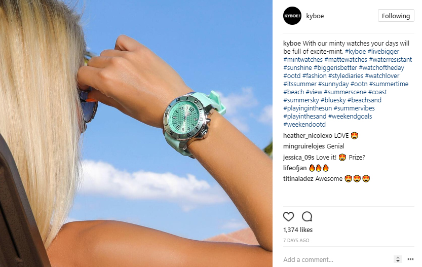 Kyboe Watches Brought To The UK By Zircontime