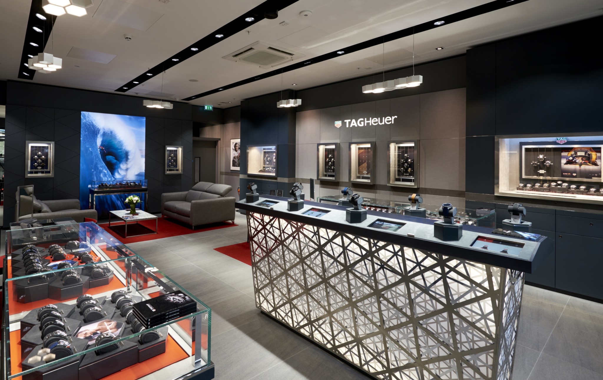 The brand new tag heuer boutique in meadowhall