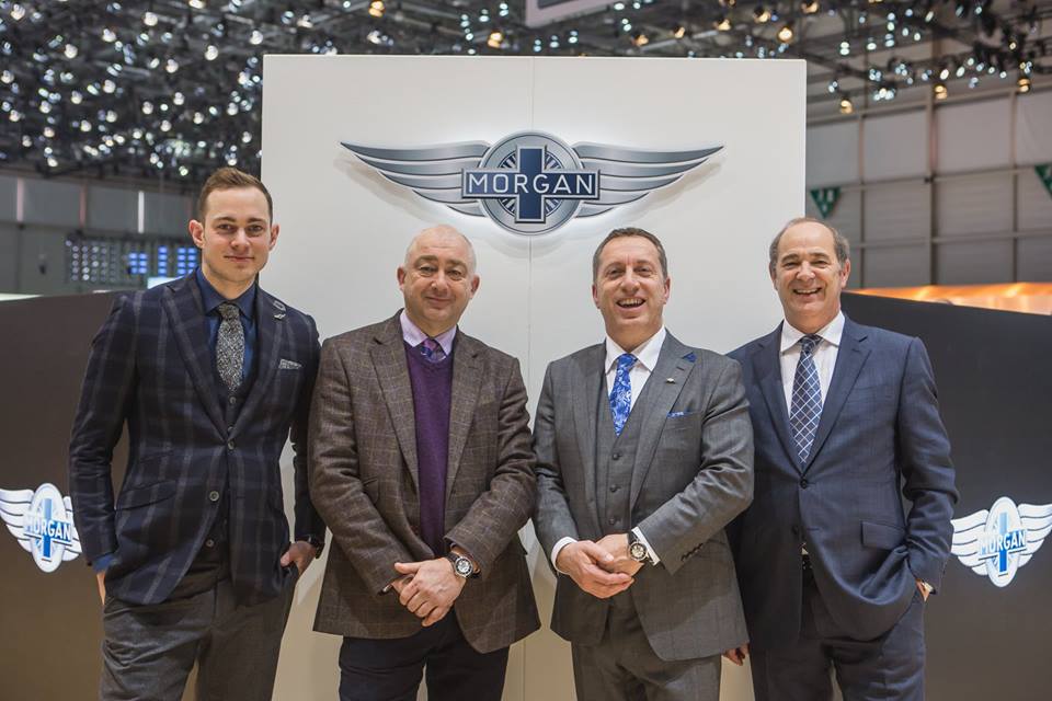 Christopher ward and morgan motor company come together for the launch.