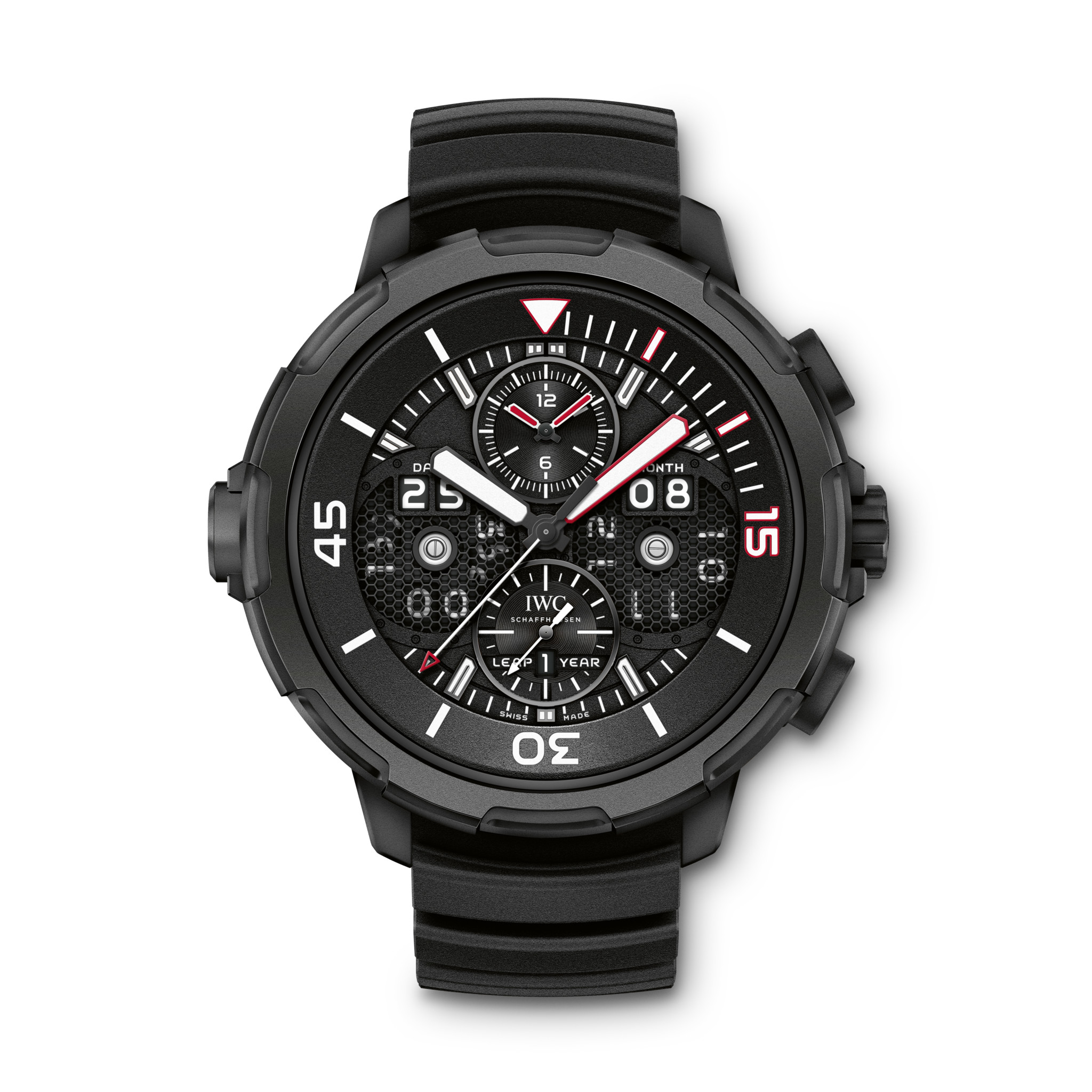 Iwc aquatimer ceratanium front