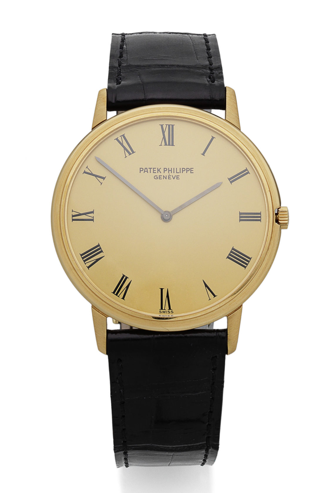Patek philippe. An 18k gold manual wind wristwatch calatrava, ref: 3588, manufactured in 1970. £5,625