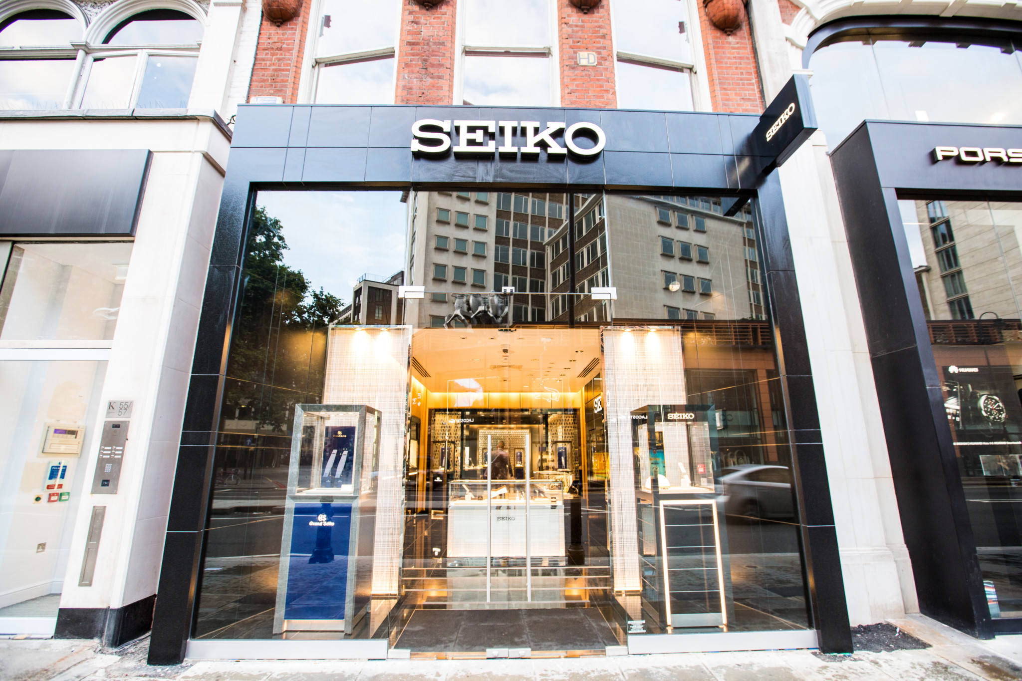 Seiko boutique exterior