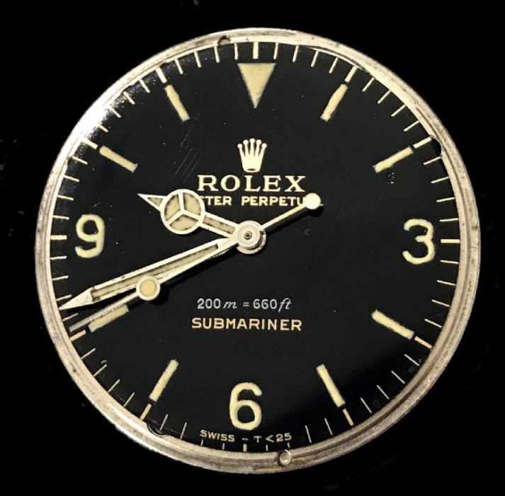 Rolex submariner 5513 dial