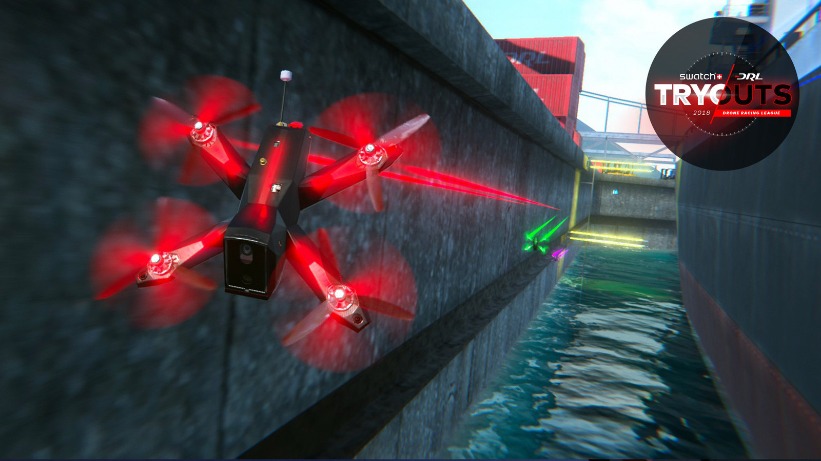 Drone racing league tryouts
