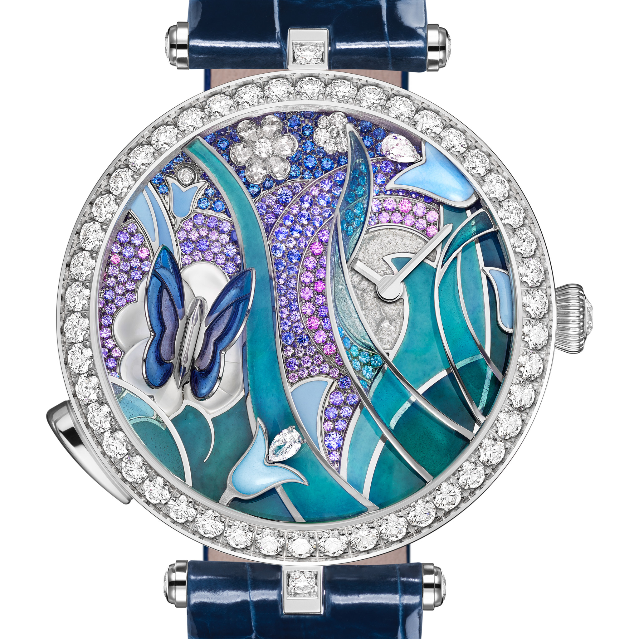 Ladies’ high-mech watch prize: van cleef & arpels, lady arpels papillon automate.