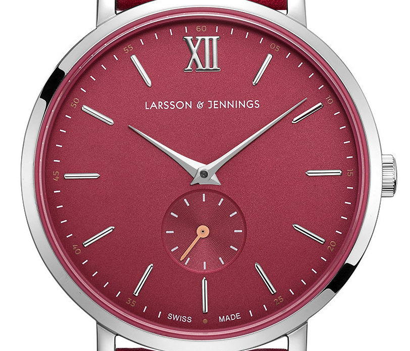 01 lugano ii 38mm silver red leather larsson and jennings watch hr e1518022140192