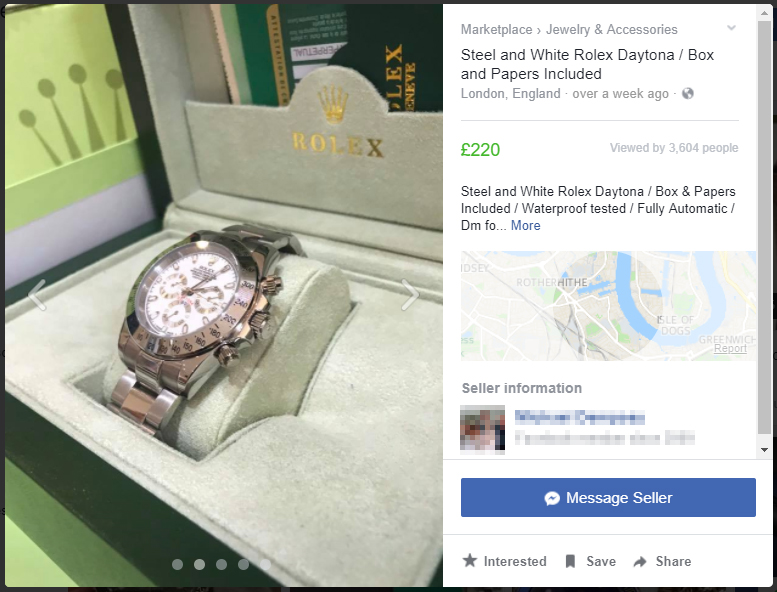 Rolex box amazon sale