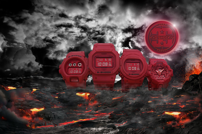 Casio G-Shock Limited Red Collection To 35th Anniversary