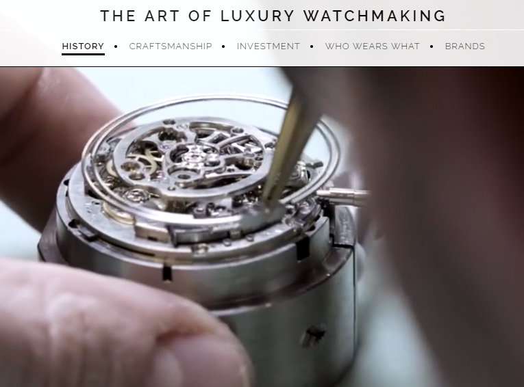 The art of luxury watchmaking at