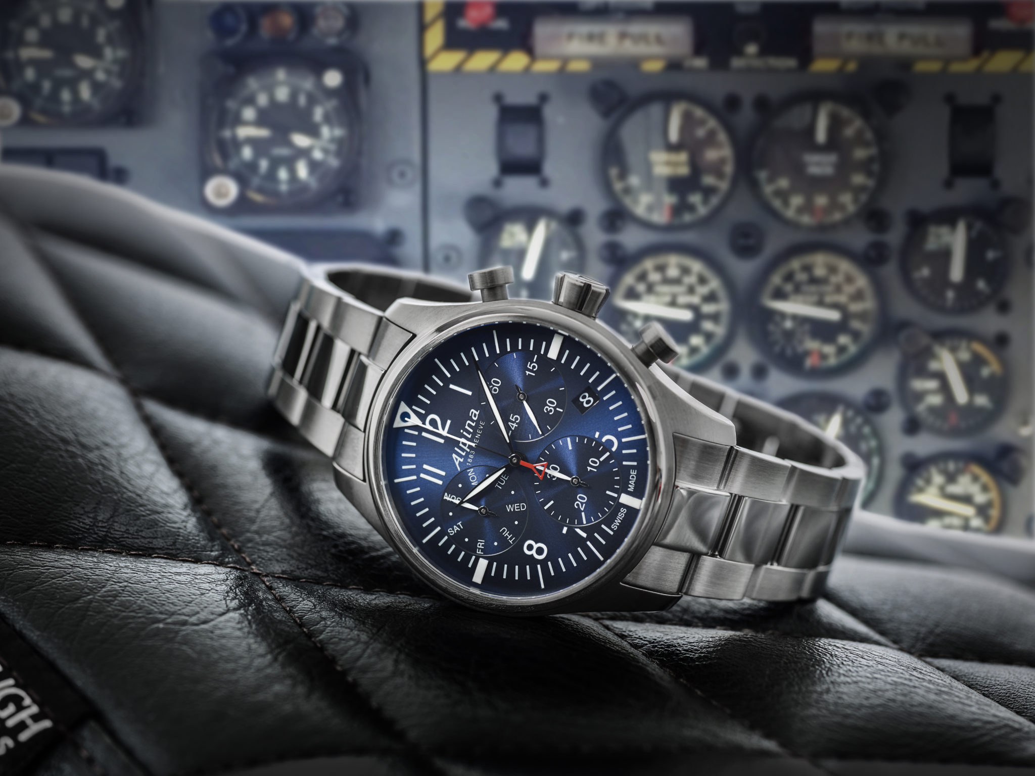 Alpina pilot watch on sale
