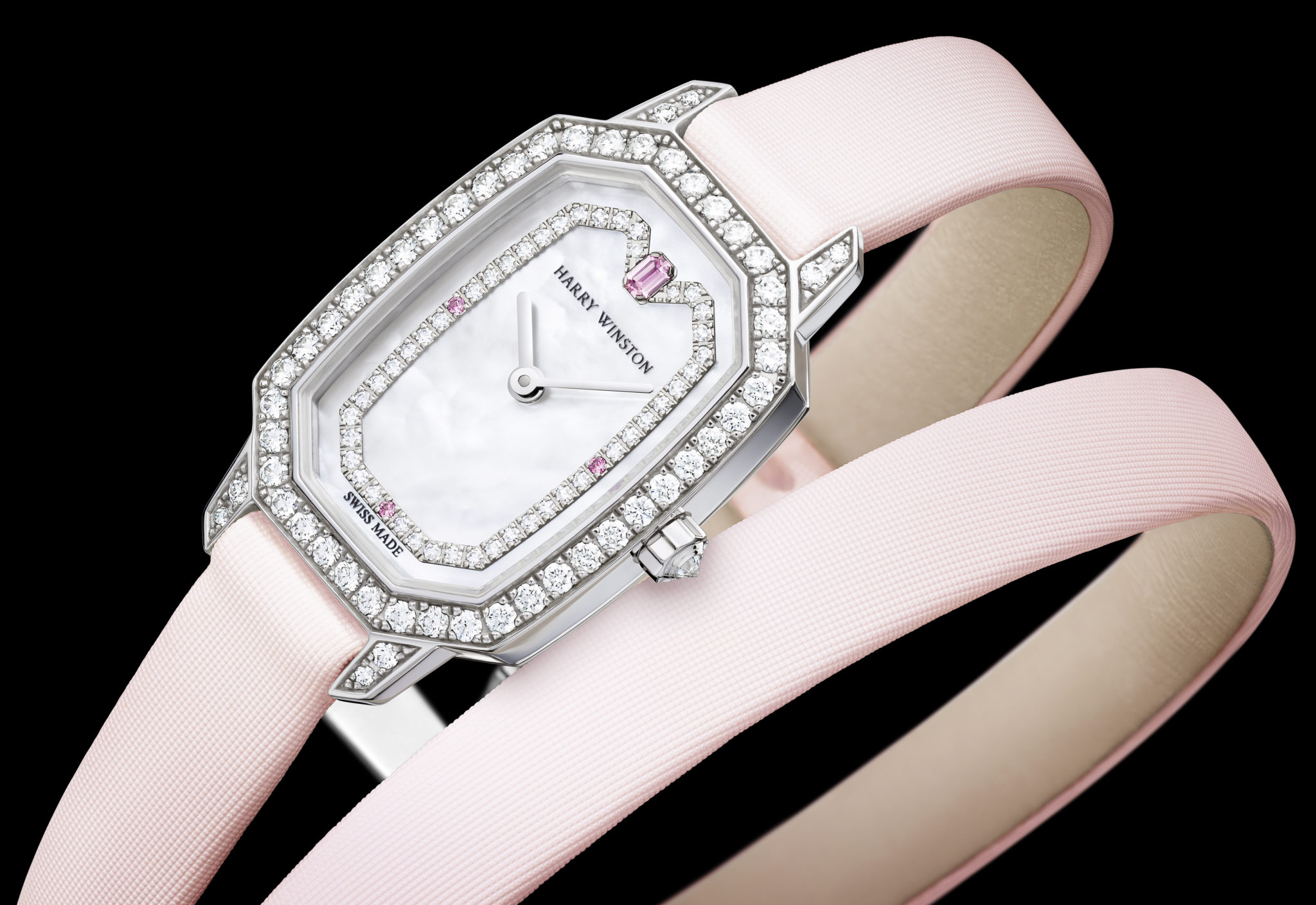 Harry winston emerald diamonds pink