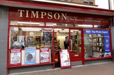 Timpson shop front
