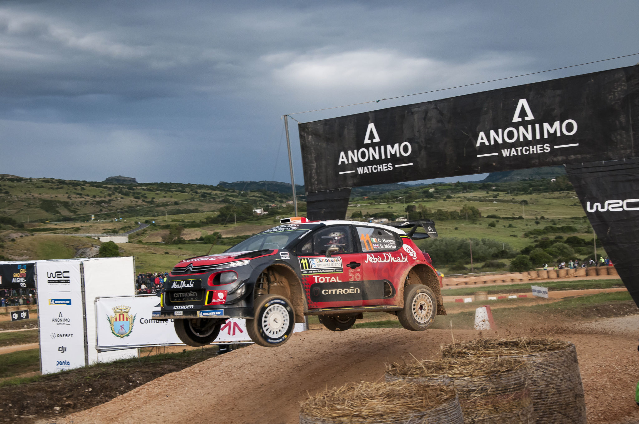 Anonimo and wrc at ittiri arena show sardinia