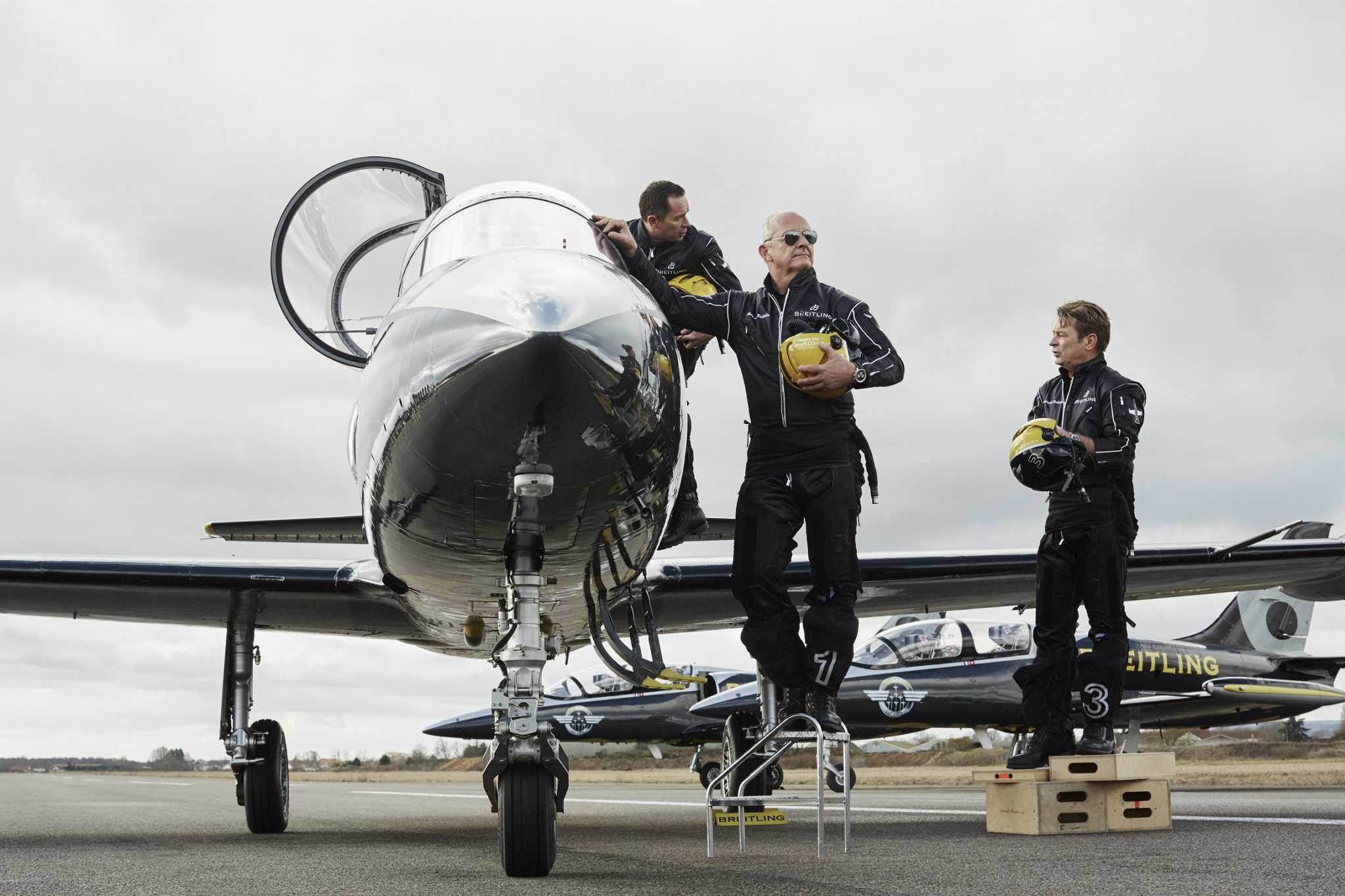 Breitling jet squad campaign shoot behind the scenes 1