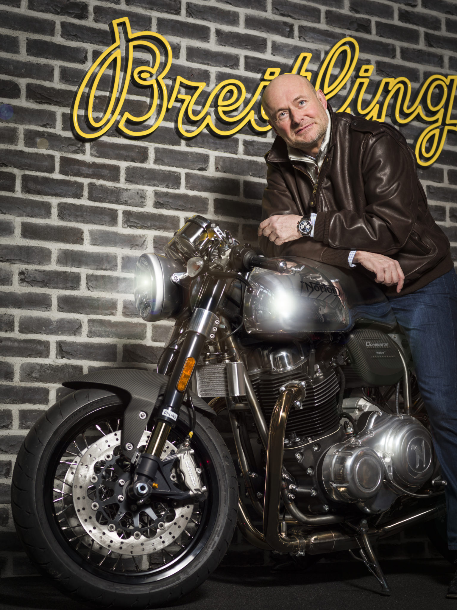 Breitling ceo mr georges kern and a norton commando motorcycle 02