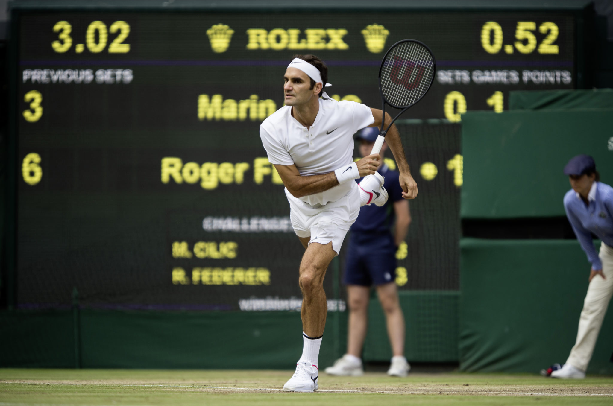 Federer at wimbledon