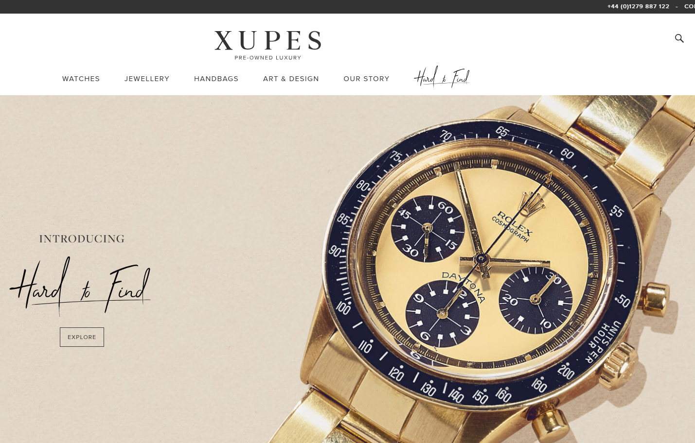 Watchfinder's new marketplace xupes