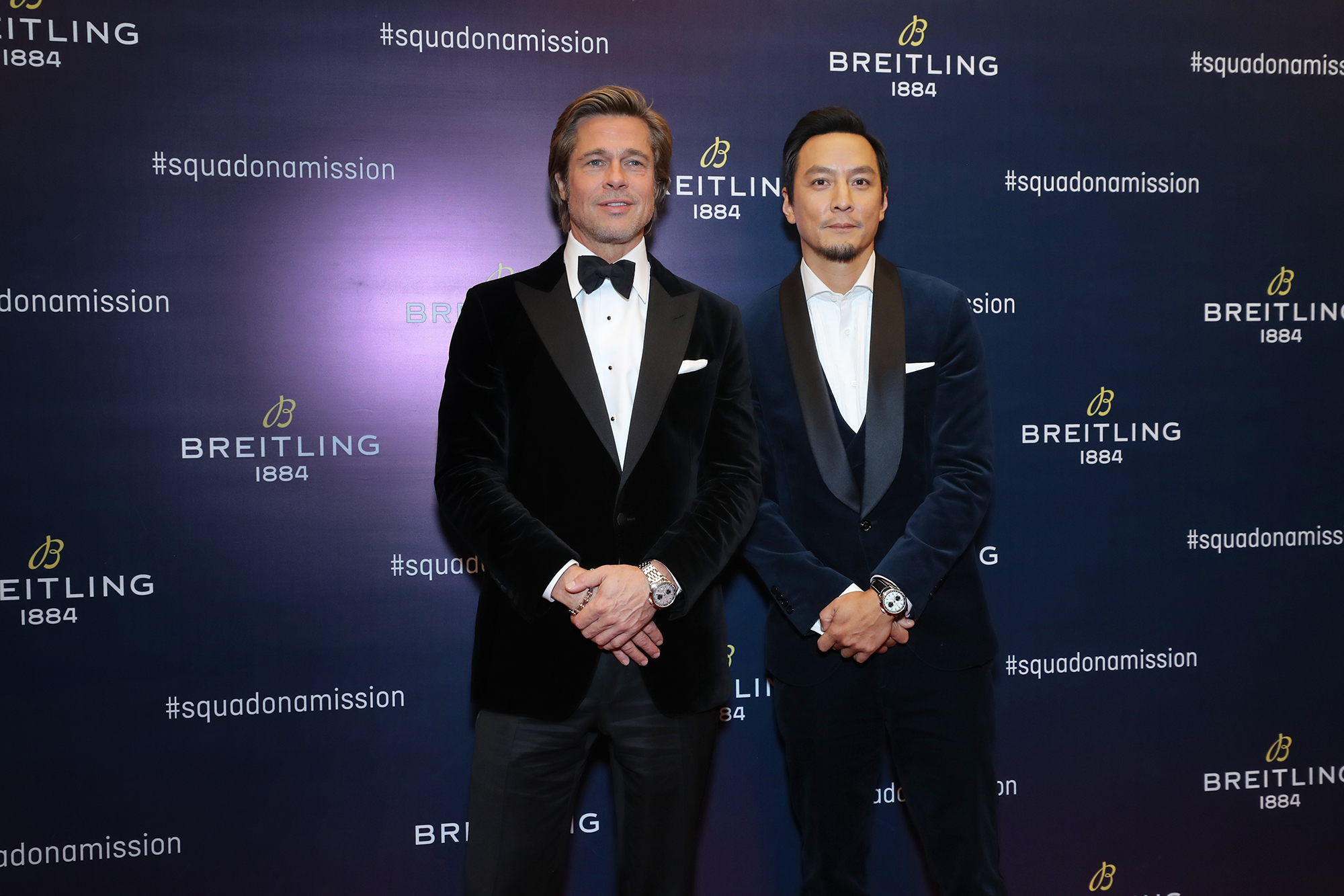 Breitling gala dinner beijing 20 11 18 brad pitt daniel wu