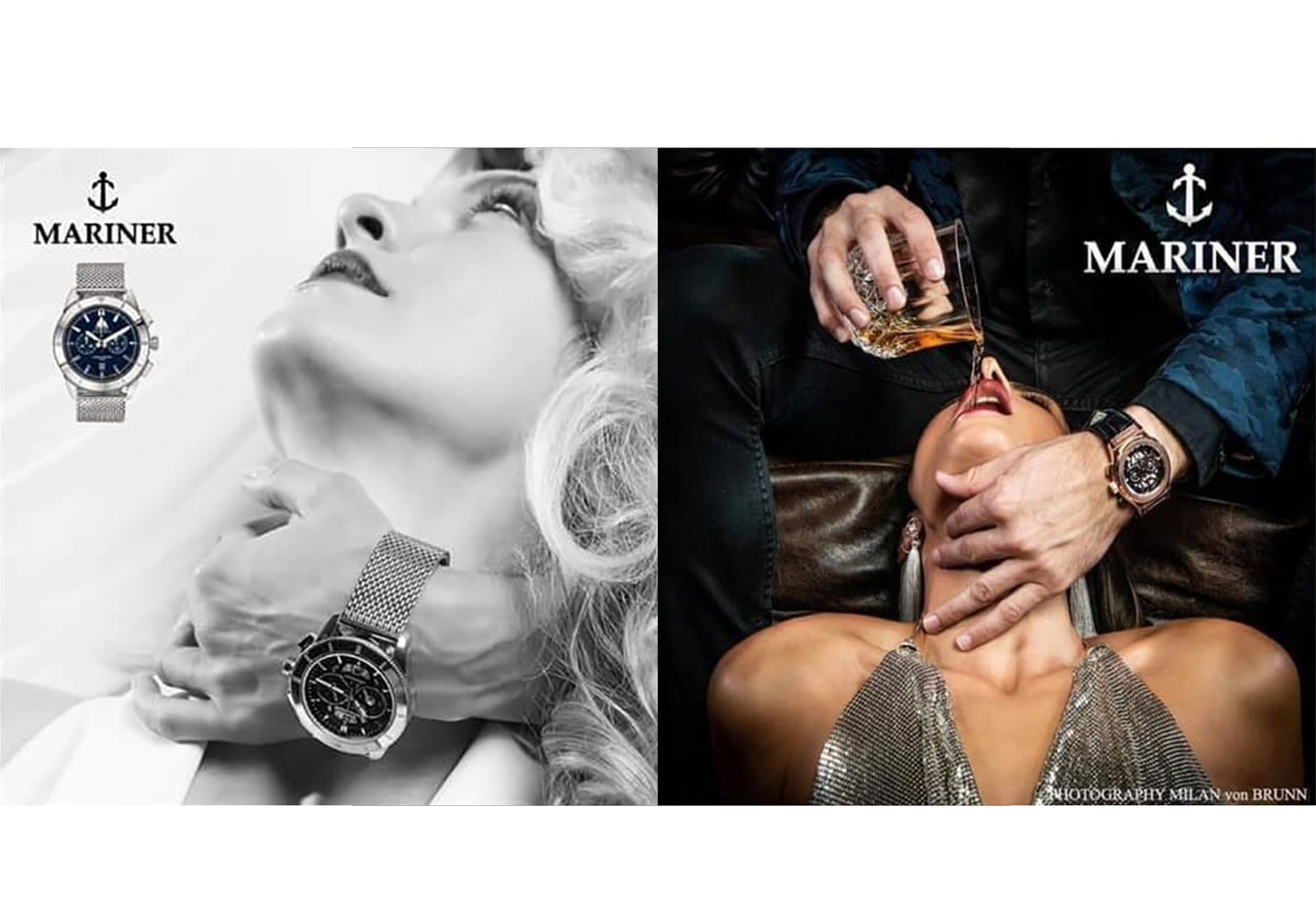 Mariner watches advert side by side