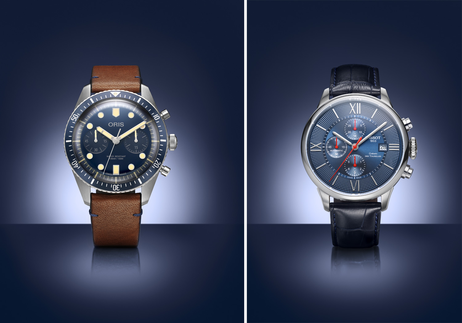 Bucherer blue edition tissot and oris