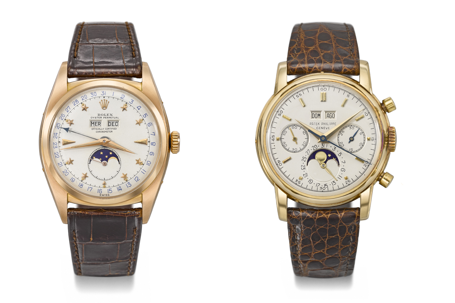 Rolex stelline and patek philippe 2499