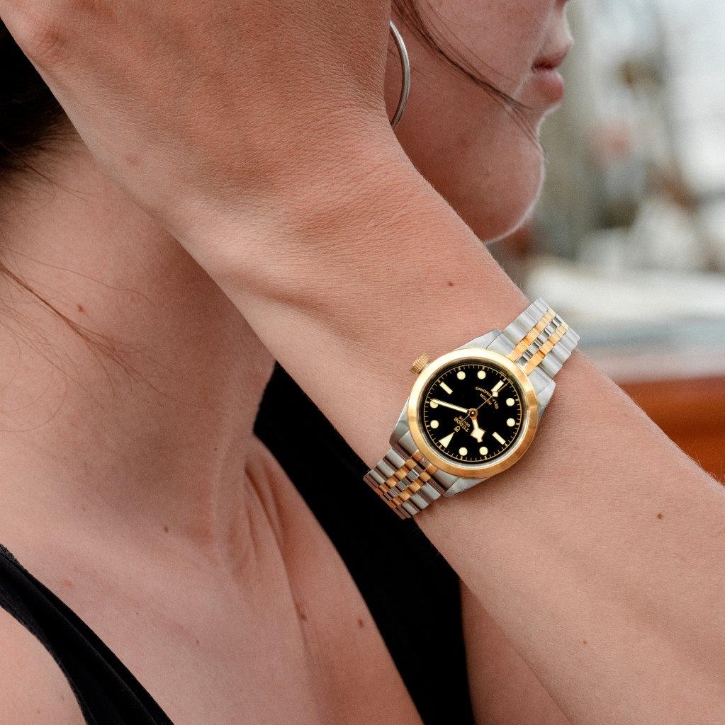 Tudor black bay s&g on wrist shop