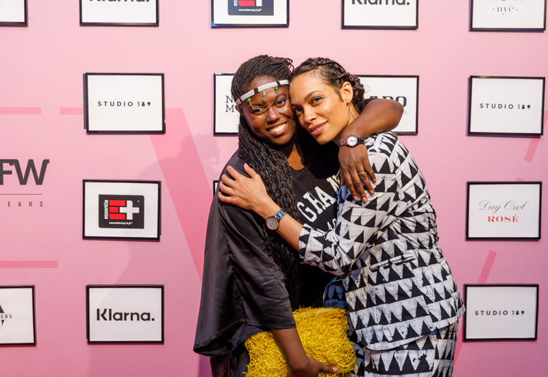 Rosario dawson and abrima erwiah wearing rado watches credit shaun vakil pazmerica 002