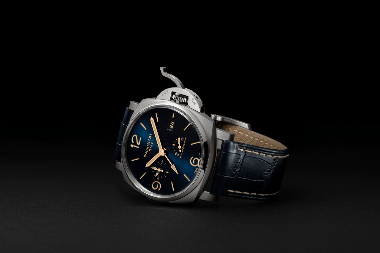 New panerai luminor due gmt power reserve 45mm pam964 2